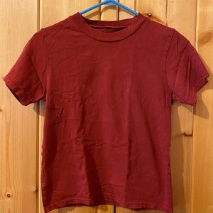 Brandy Melville Red Thrifty T-Shirt